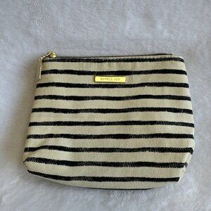 SOPHIA JOY Makeup Cosmetic Zipper Bag Stripes Travel‎ Purse Organizer